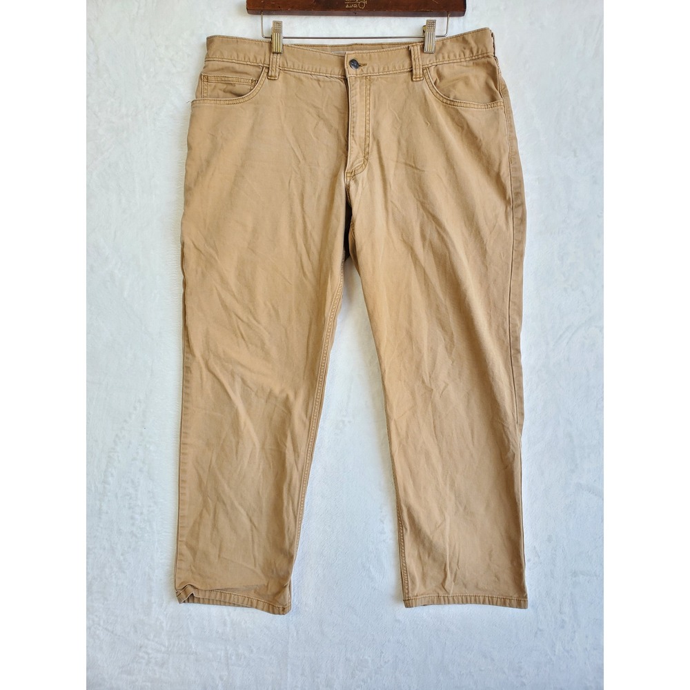 Carhartt Relaxed Fit Canvas Work Pants Tan Mens 38x30 Utility Heritage Normcore